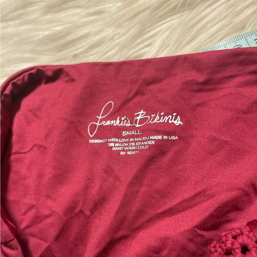 Frankie's bikinis Malia Bottom - Maroon